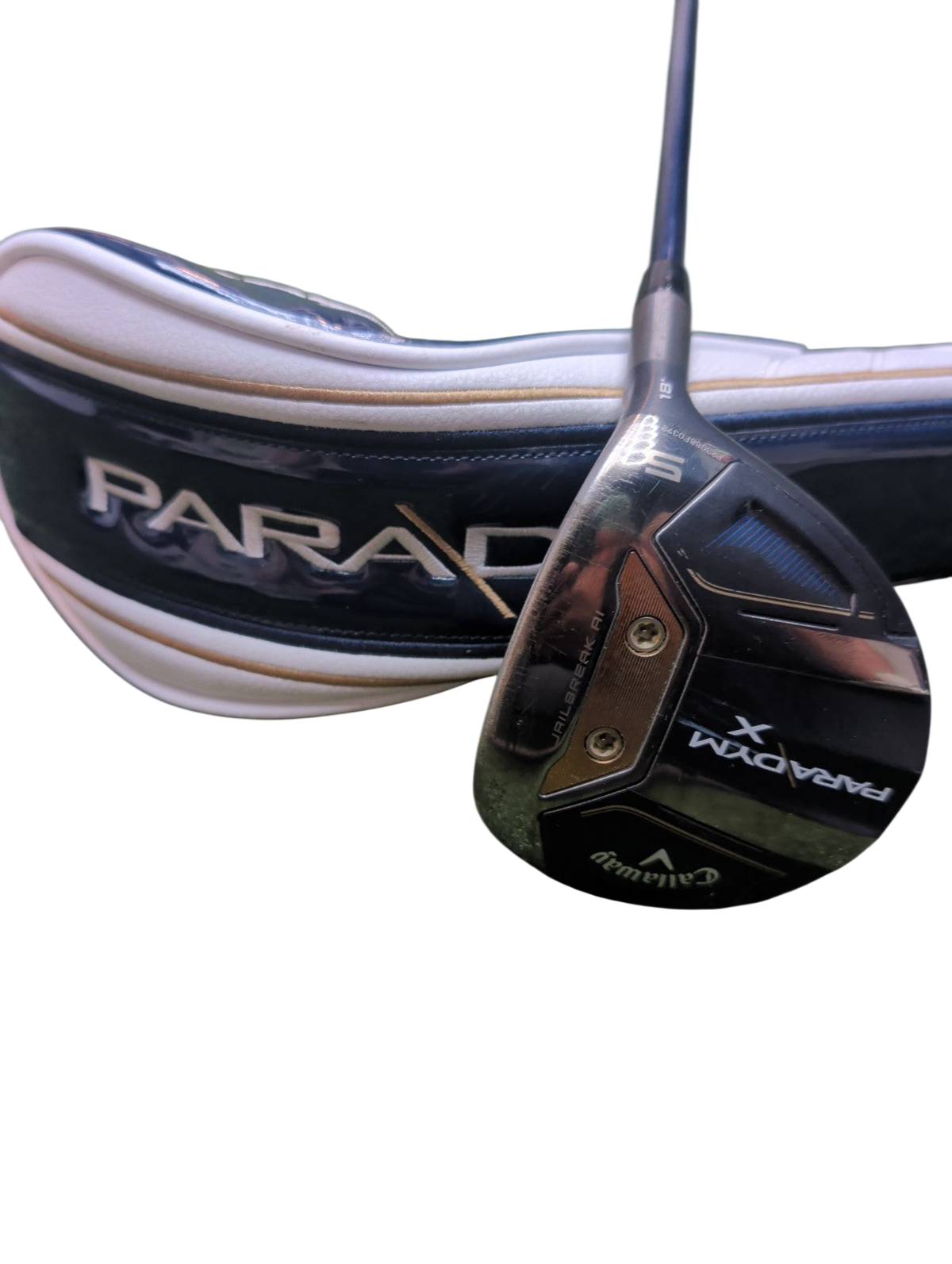 Callaway Paradym X 5 Wood 18°. 50g Regular Flex. Right Handed. With HC