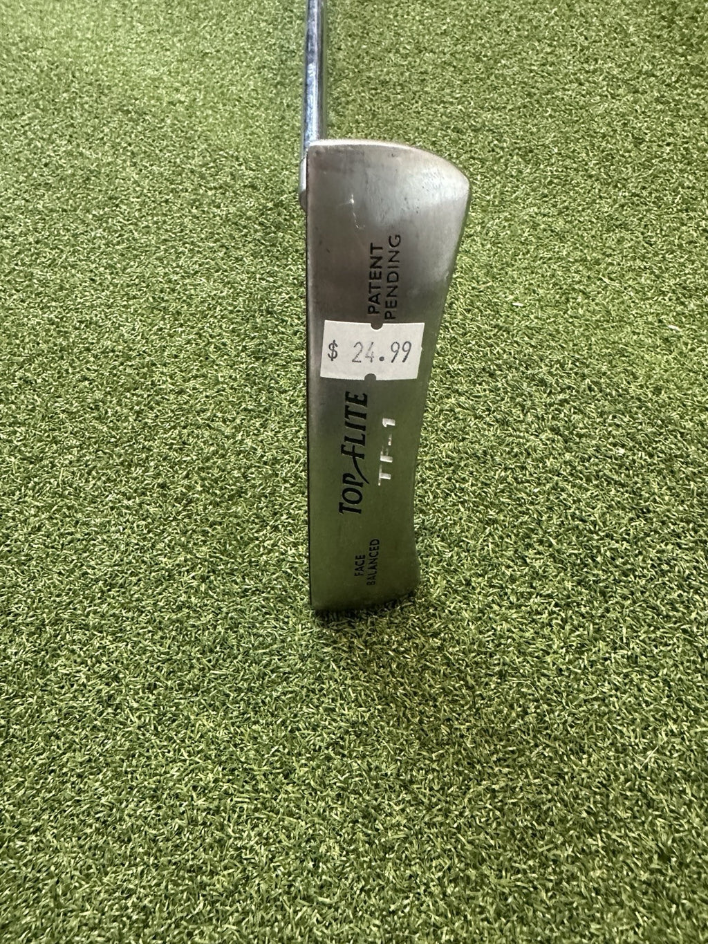 TOP FLITE TF-1 Putter Steel Shaft Face Balanced Milled Face  35"