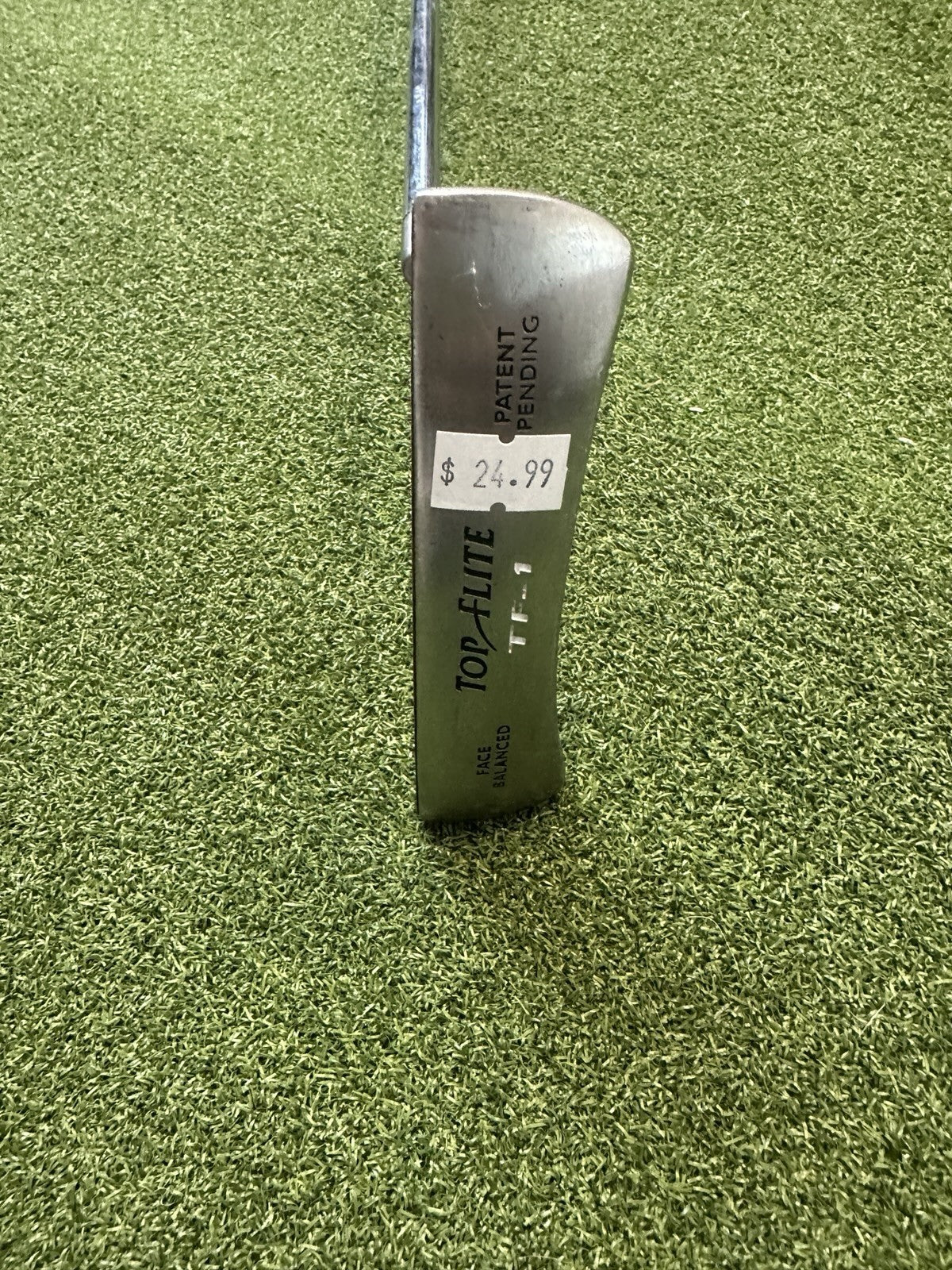 TOP FLITE TF-1 Putter Steel Shaft Face Balanced Milled Face  35"