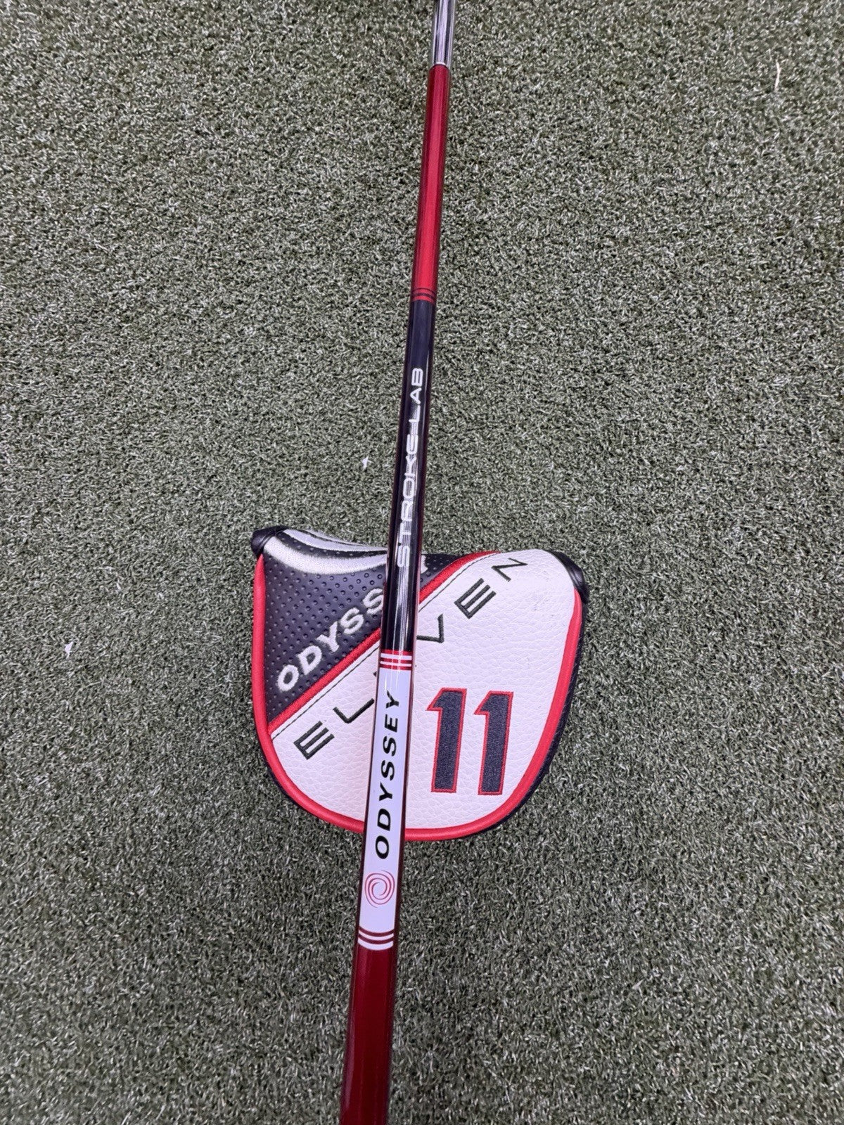 Odyssey Eleven Tour Lined Double Bend 35” Putter W HC