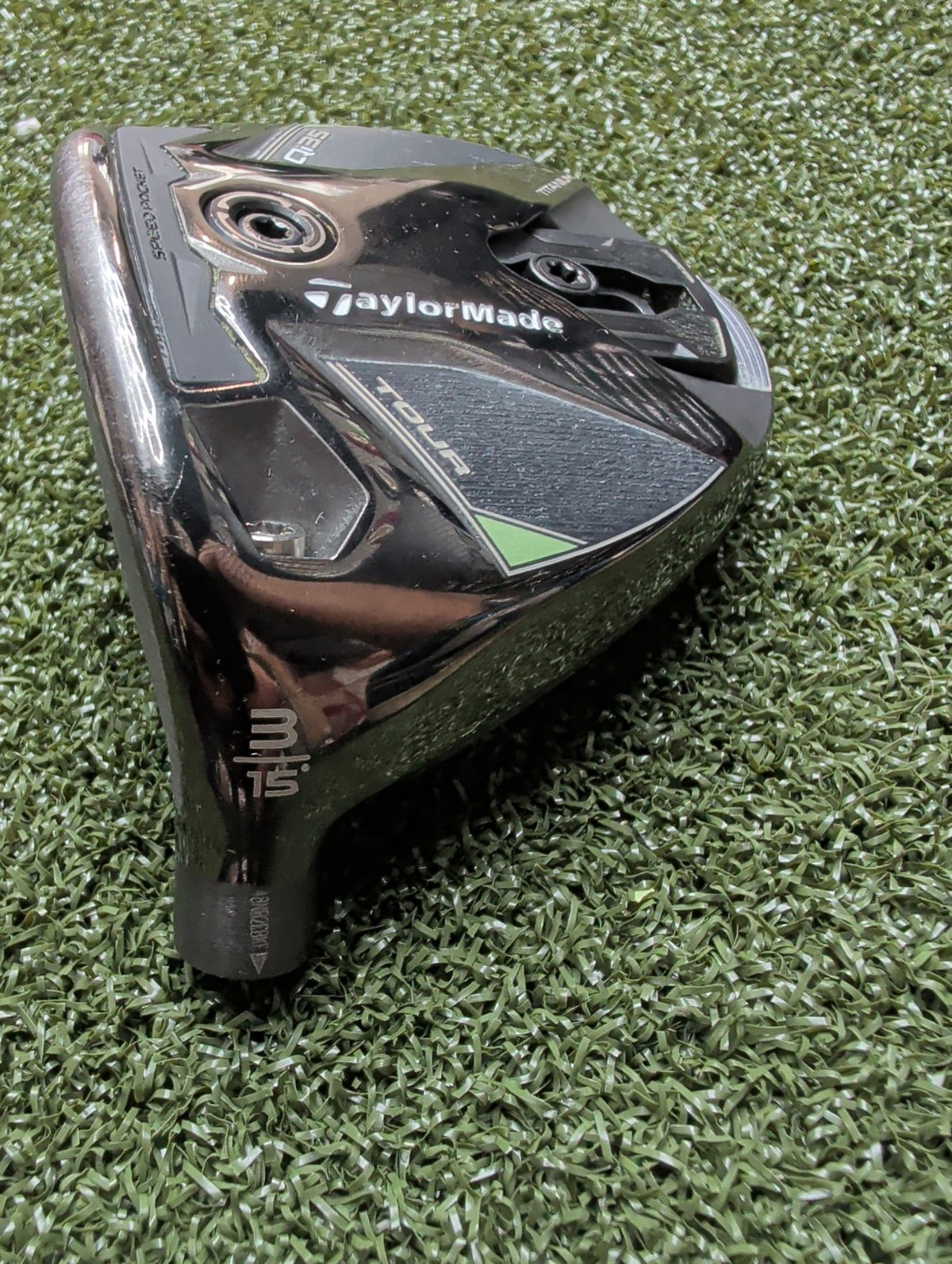 TaylorMade Qi35 Tour 3 Wood 15° Head Only. Left Handed