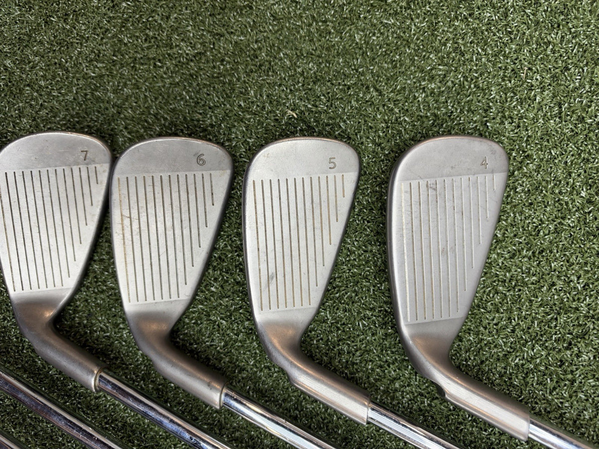 Ping G25 Green Dot Irons (4-G) With Stiff Shafts And MCC Grips