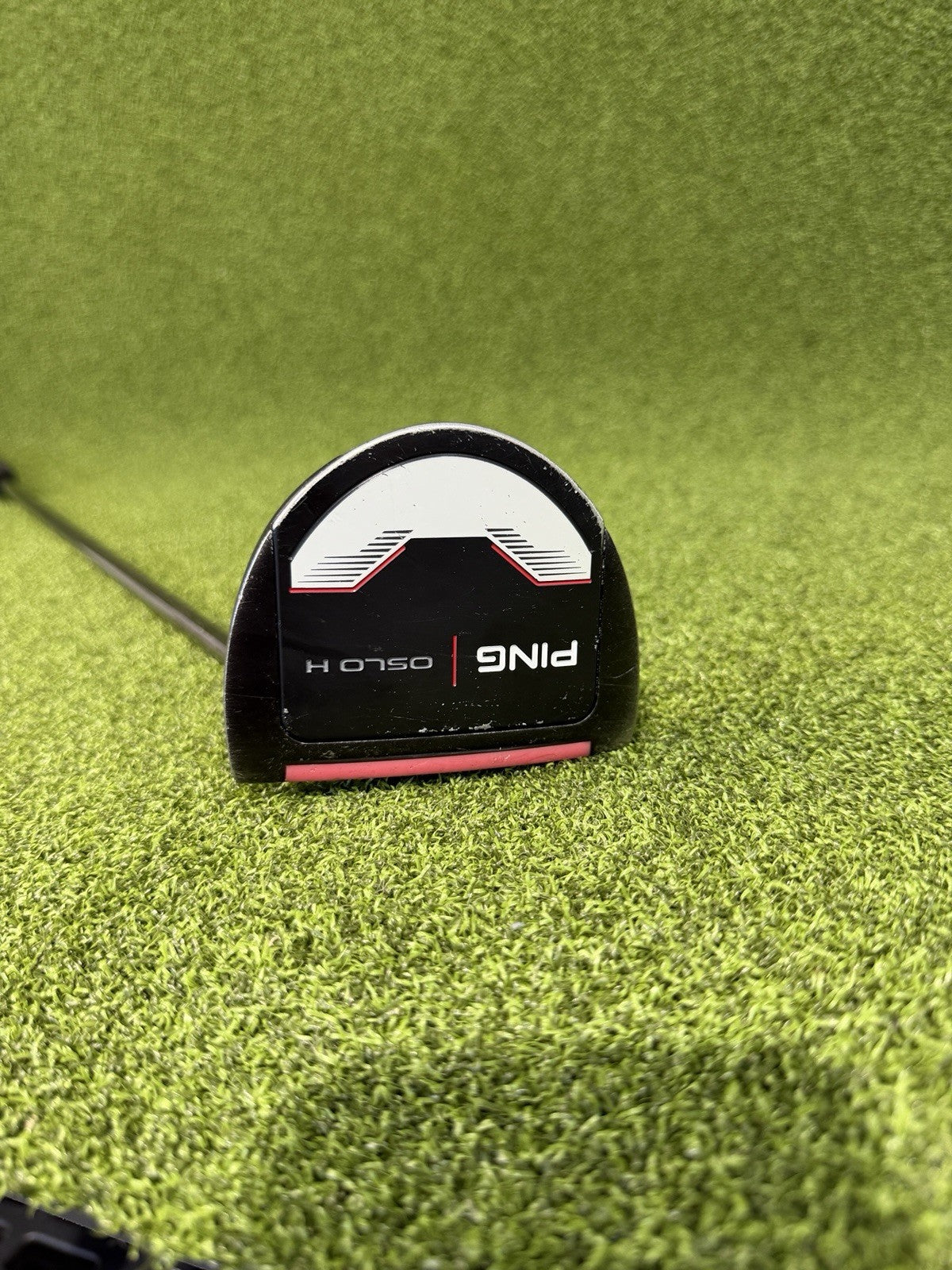 PING OSLO H Putter 2021 34 inches Plumbers Neck Mallet Soft Insert Black Shaft