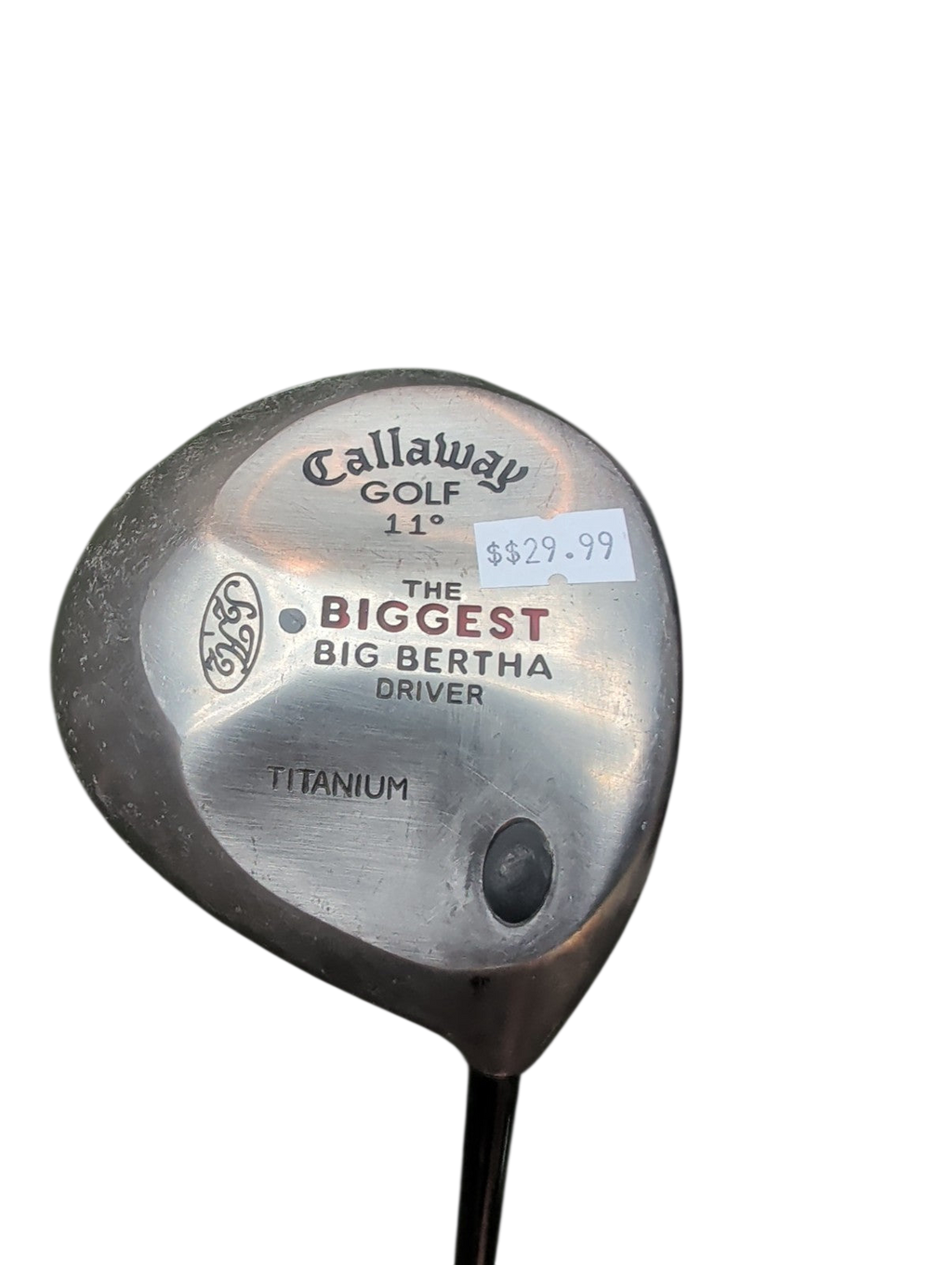 Callaway Big Bertha S2H2. The Biggest Big Bertha Driver 11° Regular Flex. Right