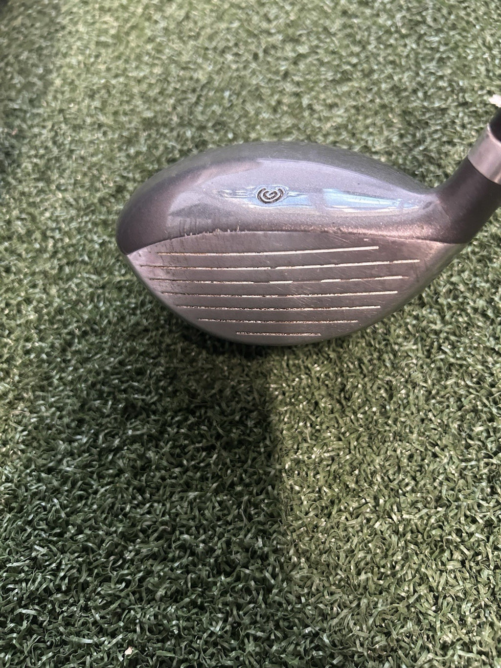 Used RH Mens Cleveland Launcher 15* 3 Wood Titanium Xtra Stiff Dynamic Gold