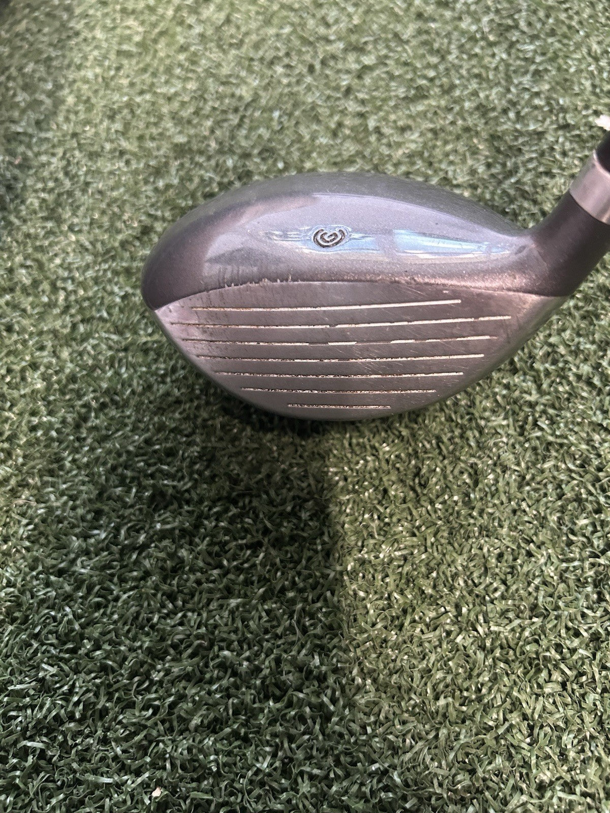 Used RH Mens Cleveland Launcher 15* 3 Wood Titanium Xtra Stiff Dynamic Gold
