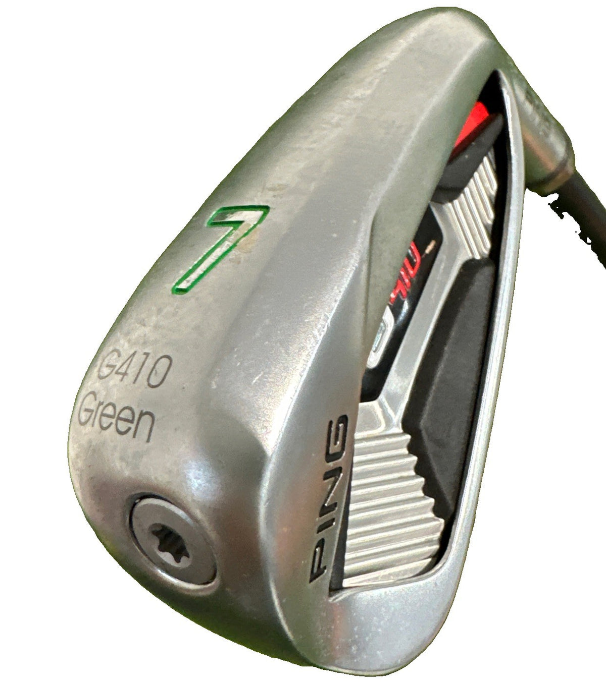 PING G410 Green Dot 7 Iron Alta CB AWT Sr Flex Graphite Fitting Iron Right Hand