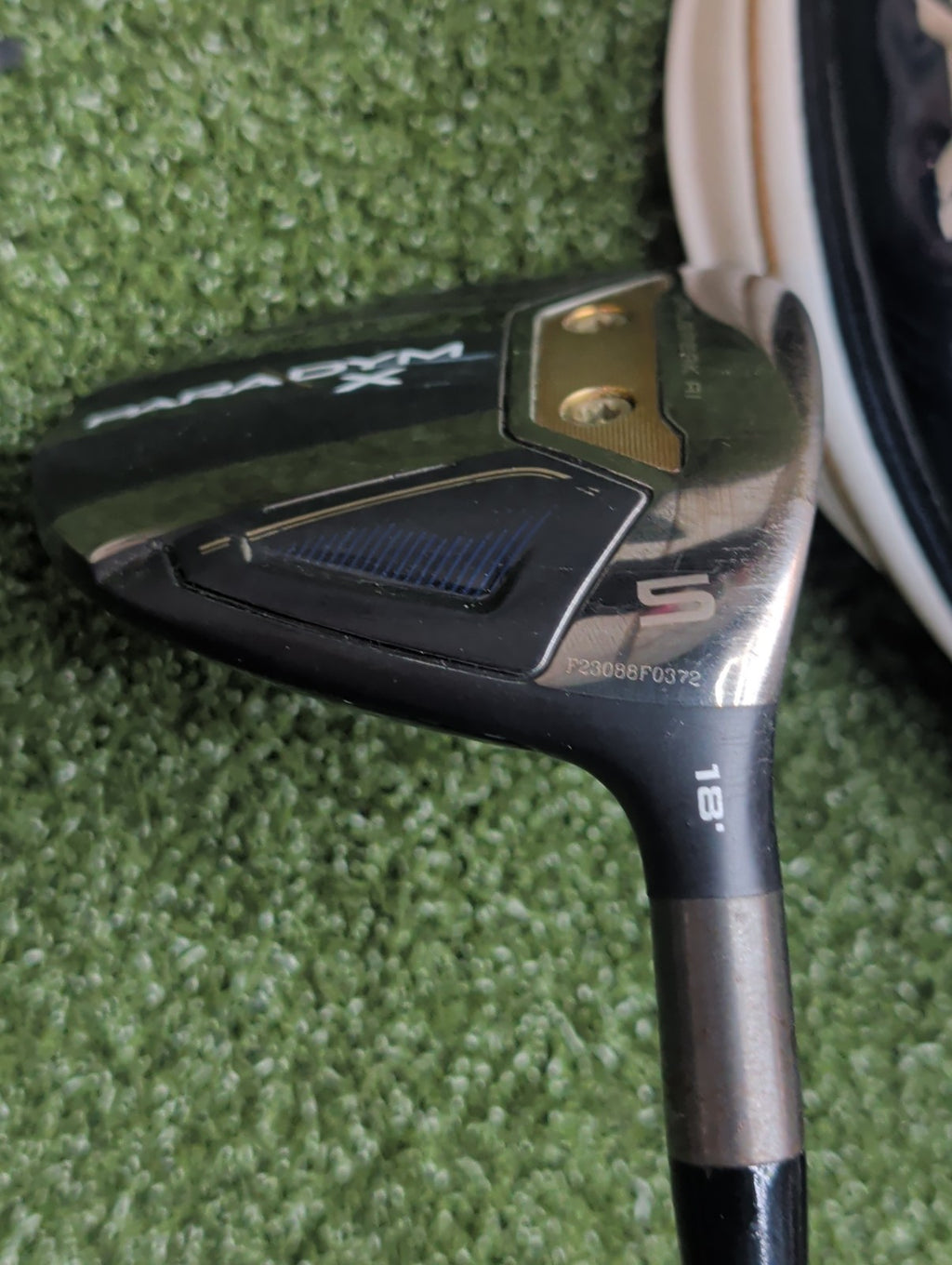 Callaway Paradym X 5 Wood 18°. 50g Regular Flex. Right Handed. With HC