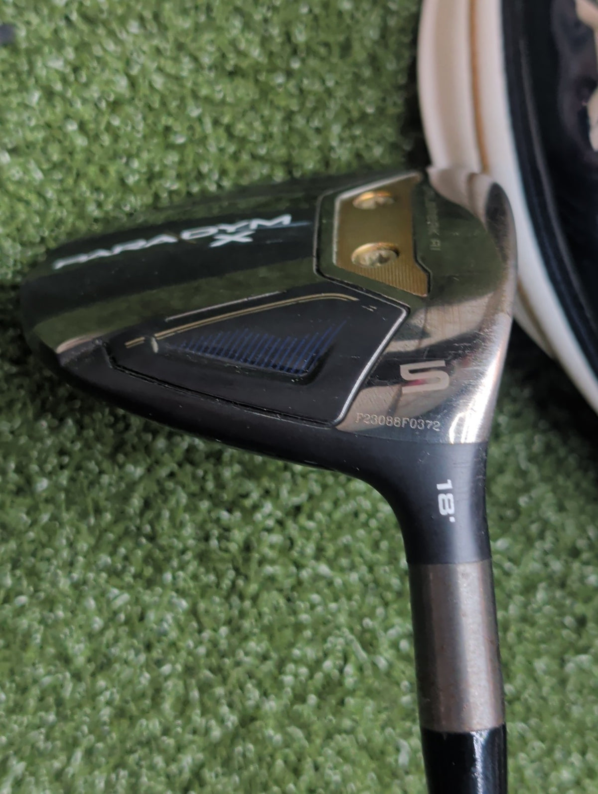 Callaway Paradym X 5 Wood 18°. 50g Regular Flex. Right Handed. With HC