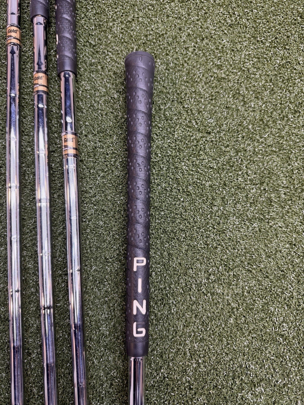 Ping Eye 2 Beryllium Copper Black Dot Iron Set (4-P) With Dynamic Gold X100U
