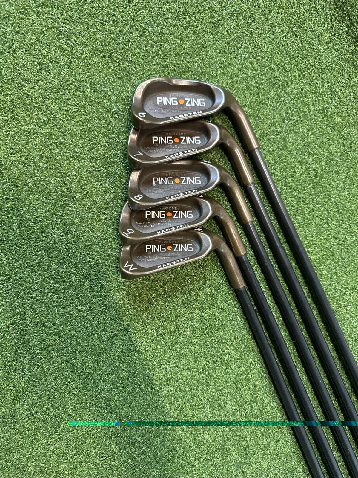 PING Zing Iron Set Beryllium Copper 6-W RH Orange Dot Regular Flex Graphite Becu