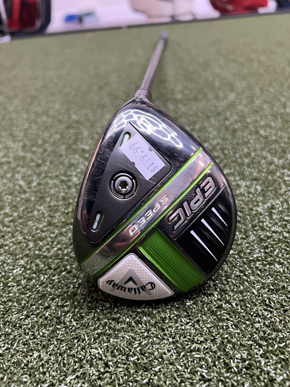 Callaway Epic Speed 3+ Wood 13.5 Degree With Hzrdus Smoke Green Regular Flex