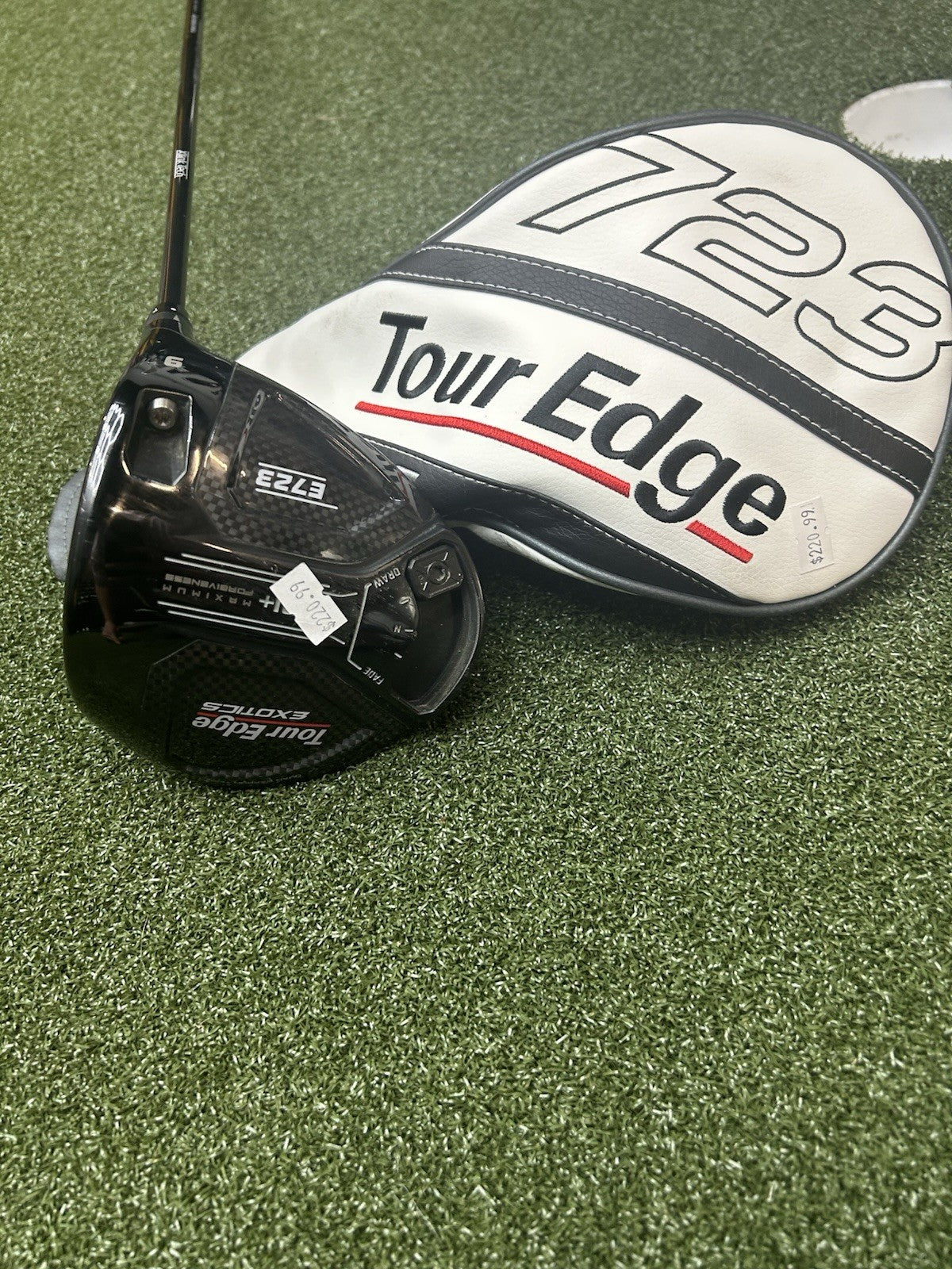 Tour Edge Exotics E723 10.5 degree RH Driver Tensei AV 65 Stiff w/ Head Cover