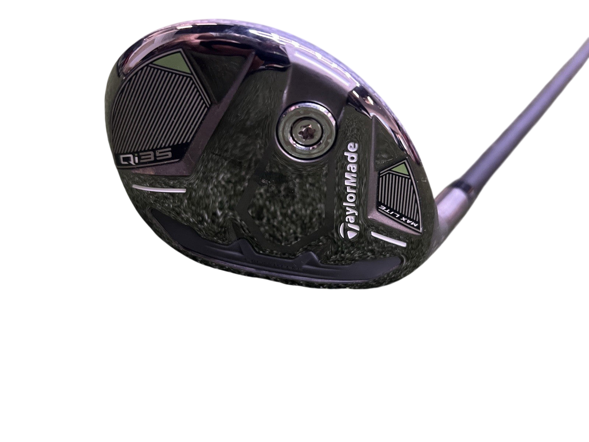 Taylormade Qi35 Max Lite Rescue 4 Hybrid With Vanquish 5 Regular Flex Shaft LH