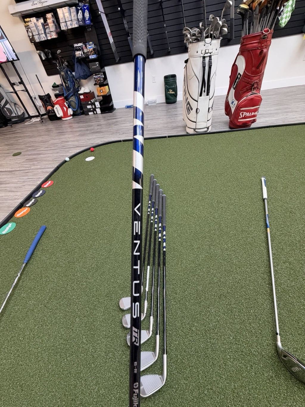 Taylormade Qi HL Iron Set (6-A) With Ventus TR Blue 6-R Regular Flex