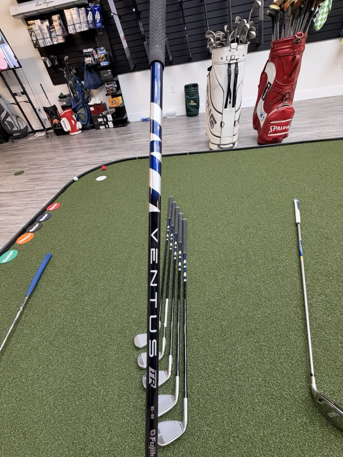 Taylormade Qi HL Iron Set (6-A) With Ventus TR Blue 6-R Regular Flex