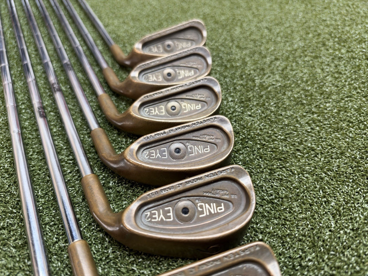 Ping Eye 2 Beryllium Copper Black Dot Iron Set (4-P) With Dynamic Gold X100U