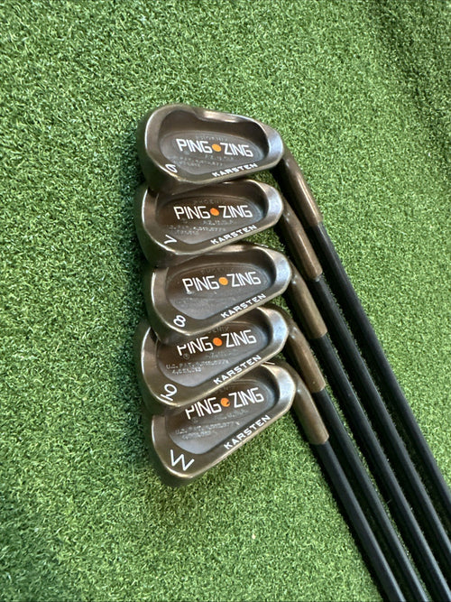 PING Zing Iron Set Beryllium Copper 6-W RH Orange Dot Regular Flex Graphite Becu