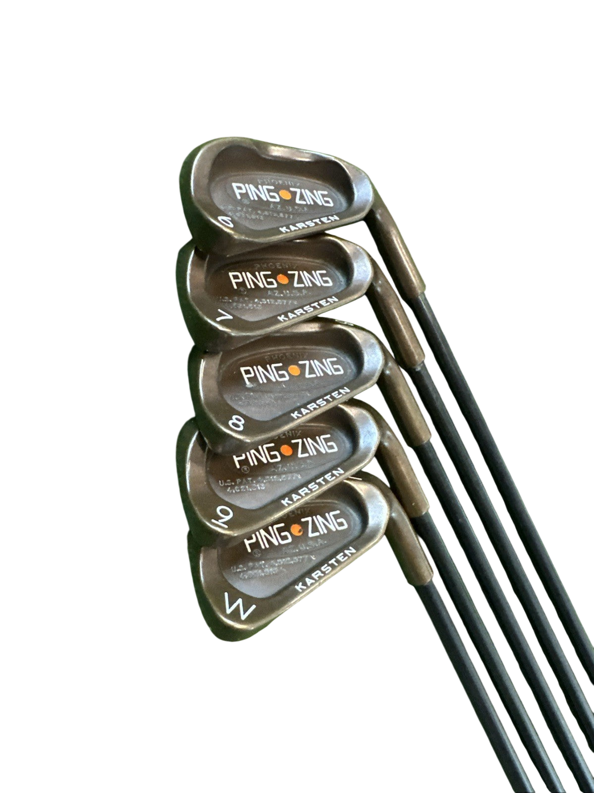 PING Zing Iron Set Beryllium Copper 6-W RH Orange Dot Regular Flex Graphite Becu