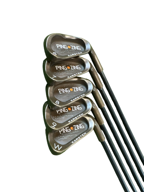 PING Zing Iron Set Beryllium Copper 6-W RH Orange Dot Regular Flex Graphite Becu