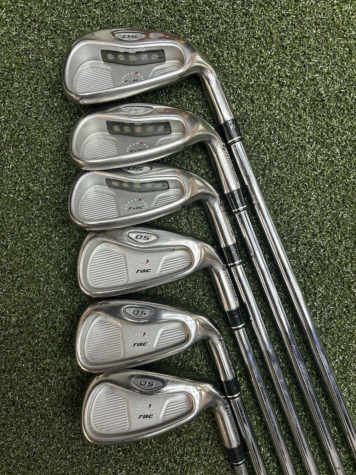 Taylormade RAC OS Irons Golf Clubs 5-PW Metal Regular Steel Mens RH