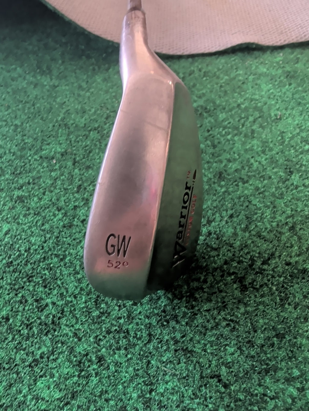WARRIOR CUSTOM GOLF Gap Wedge GW 52* Golf Club Steel Shaft RH