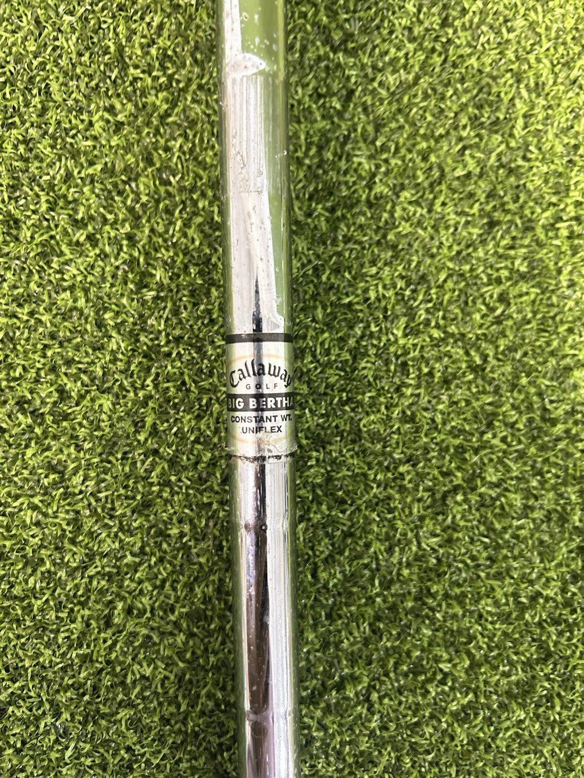 2002 CALLAWAY BIG BERTHA PITCHING WEDGE 50* UNIFLEX BB CONSTANT WT 35" GOOD