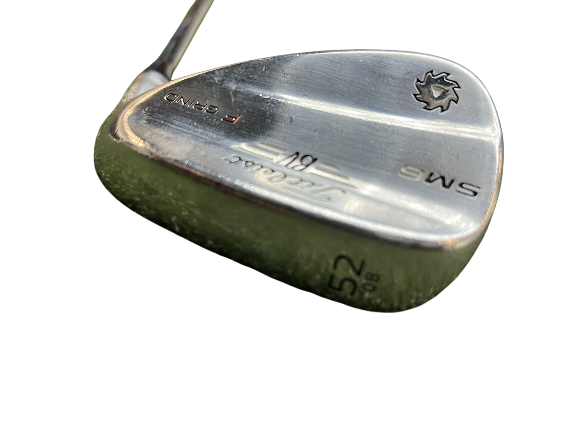 Titleist Vokey SM6 52 Degree F Grind With Stock Wedge Flex Shaft 