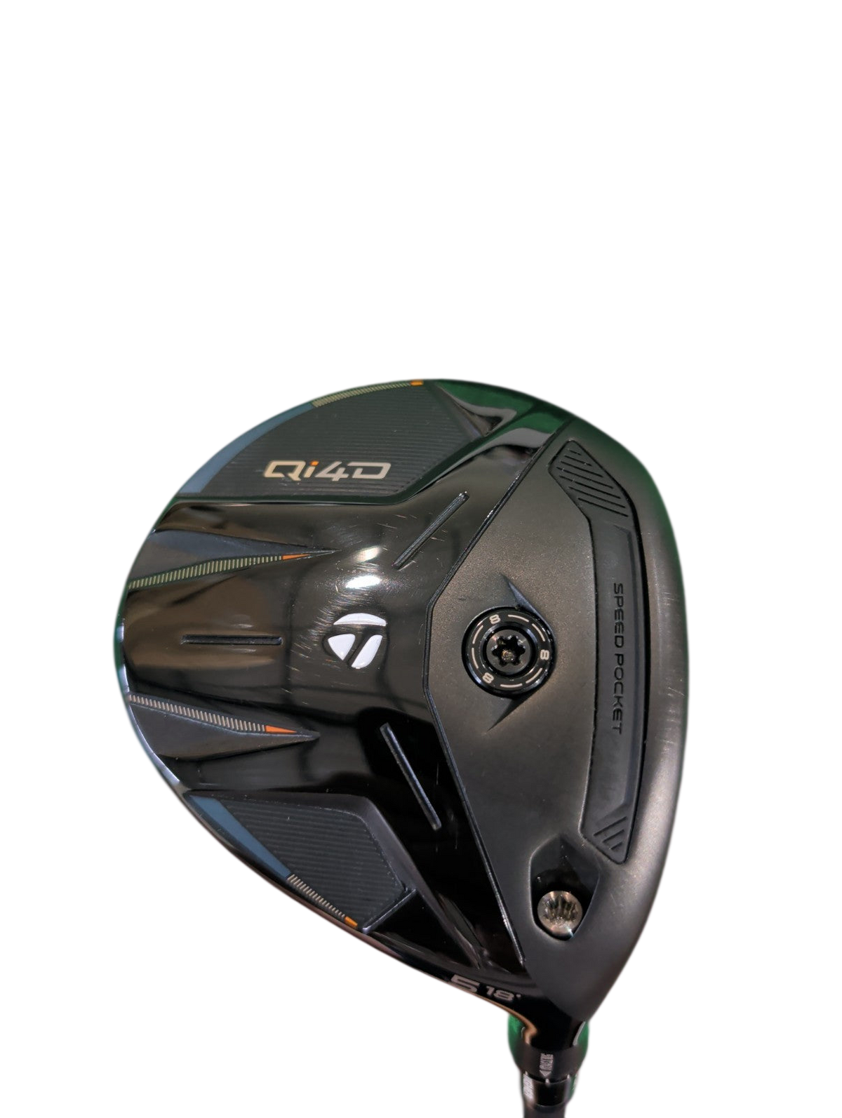 TaylorMade Qi4D 5 Wood 18°. 65g Stiff Flex. Right Handed