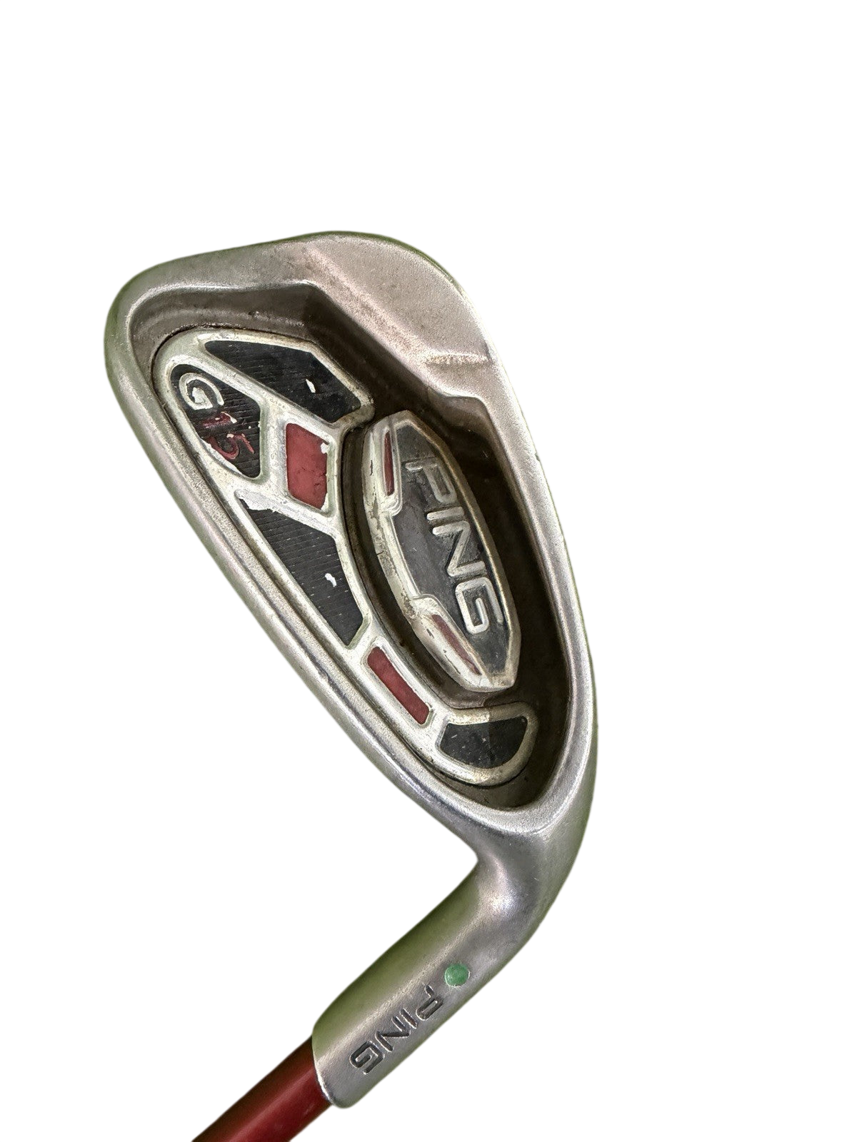Used Right Handed Ping G15 9 Iron Green Dot Regular Flex Graphite Golf Club