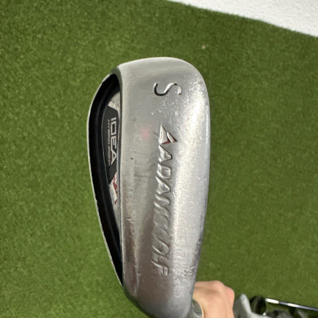 ADAMS IDEA A3OS SAND WEDGE - ADAMS PROLAUNCH PLATINUM WEDGE FLEX GRAPHITE SHAFT