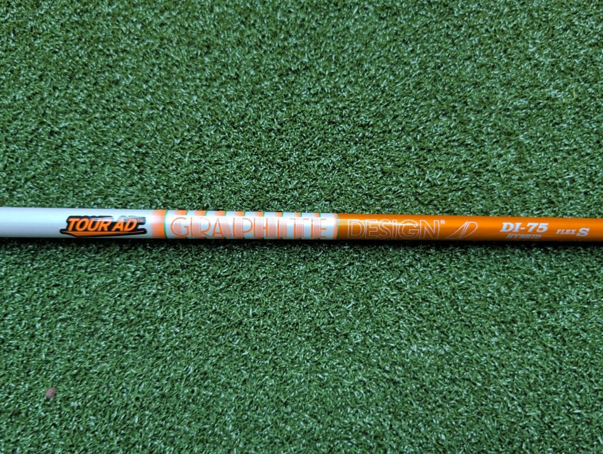 Tour AD Graphite Design  DI-75 Hybrid Shaft. Stiff Flex . TaylorMade Adapter