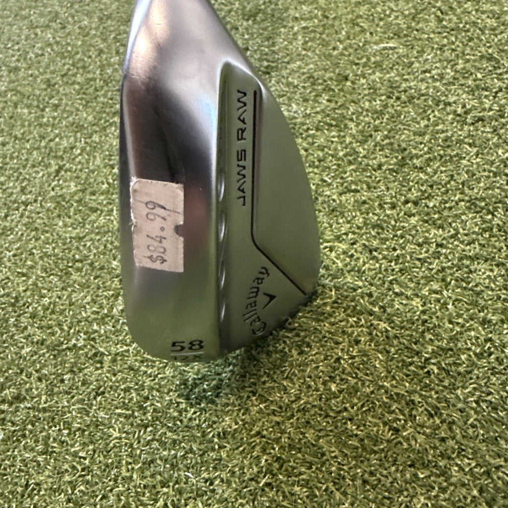 Callaway Jaws Raw 58° Wedge Right Hand Wedge Flex 