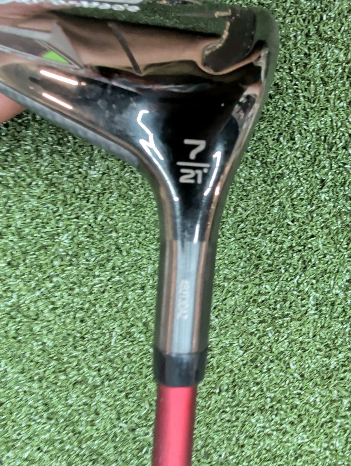 TaylorMade Qi35 Core 7 Wood 21°. Red Ventus Velecore+ 8-X