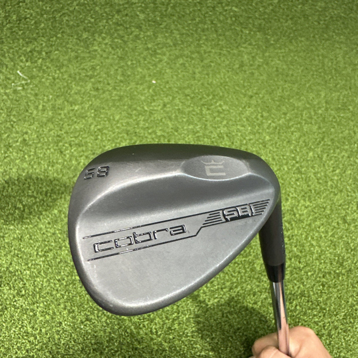 Cobra King SB Black Qpq Wedge 58 Deg KBS Hi-Rev 2.0 125 Gram Stiff Shaft RH