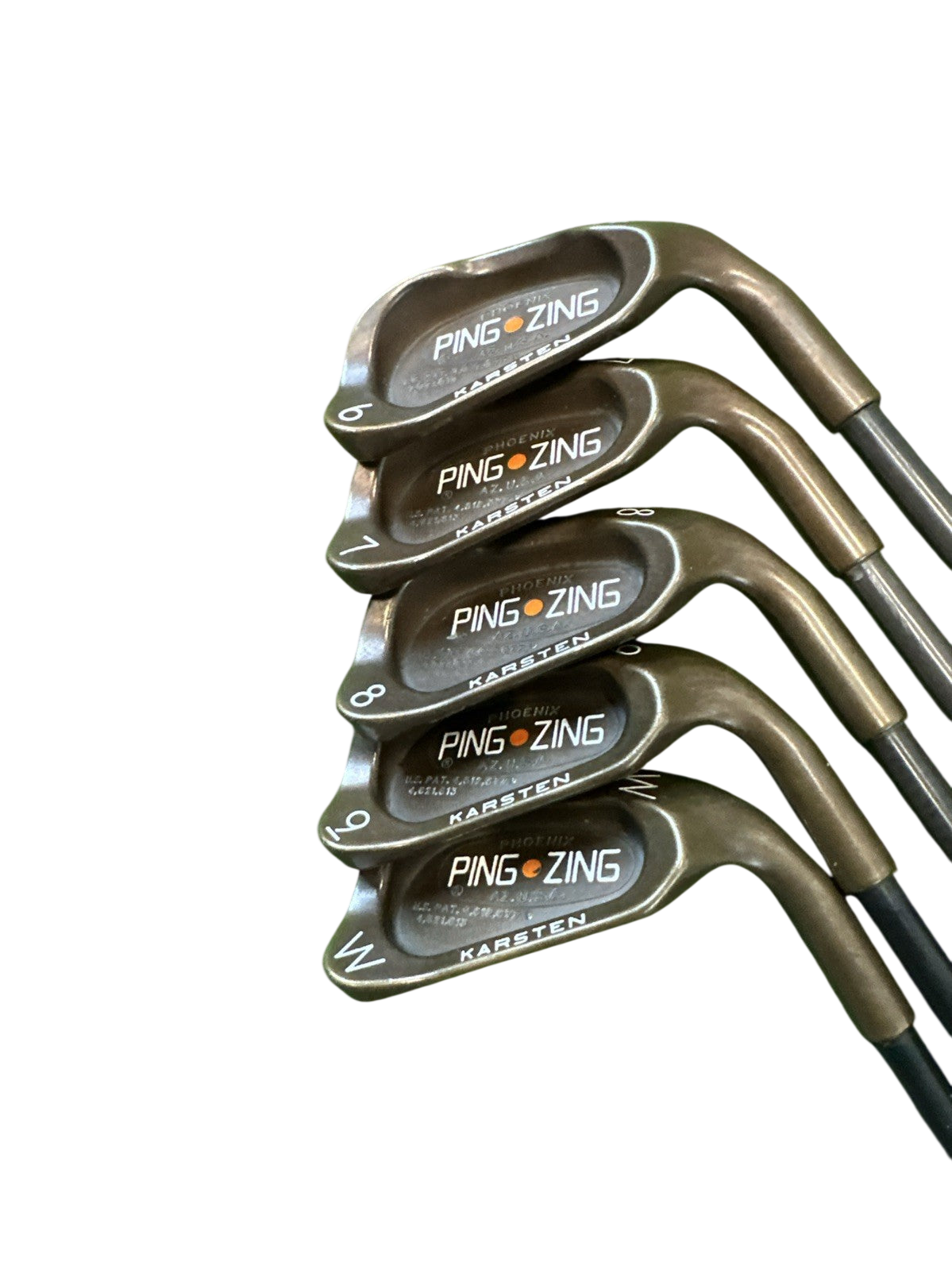 PING Zing Iron Set Beryllium Copper 6-W RH Orange Dot Regular Flex Graphite Becu