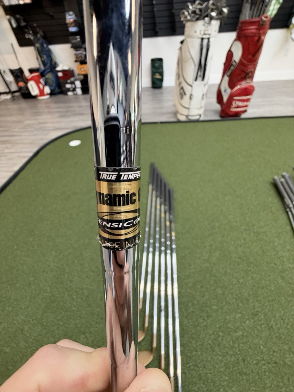 Ping Eye 2 Beryllium Copper Black Dot Iron Set (4-P) With Dynamic Gold X100U