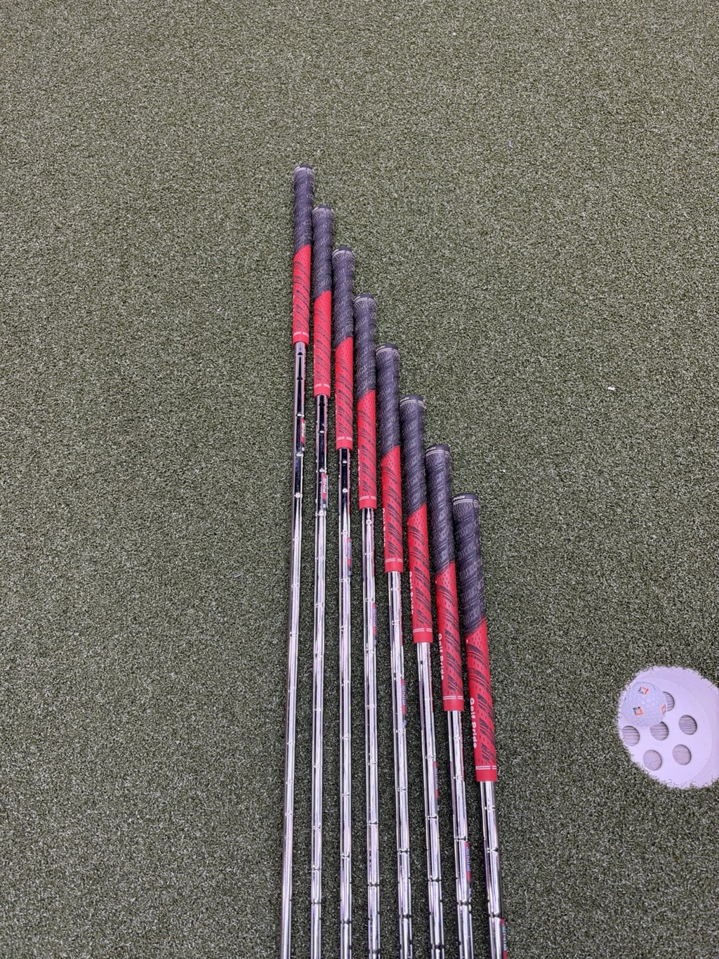 Ping G25 Green Dot Irons (4-G) With Stiff Shafts And MCC Grips