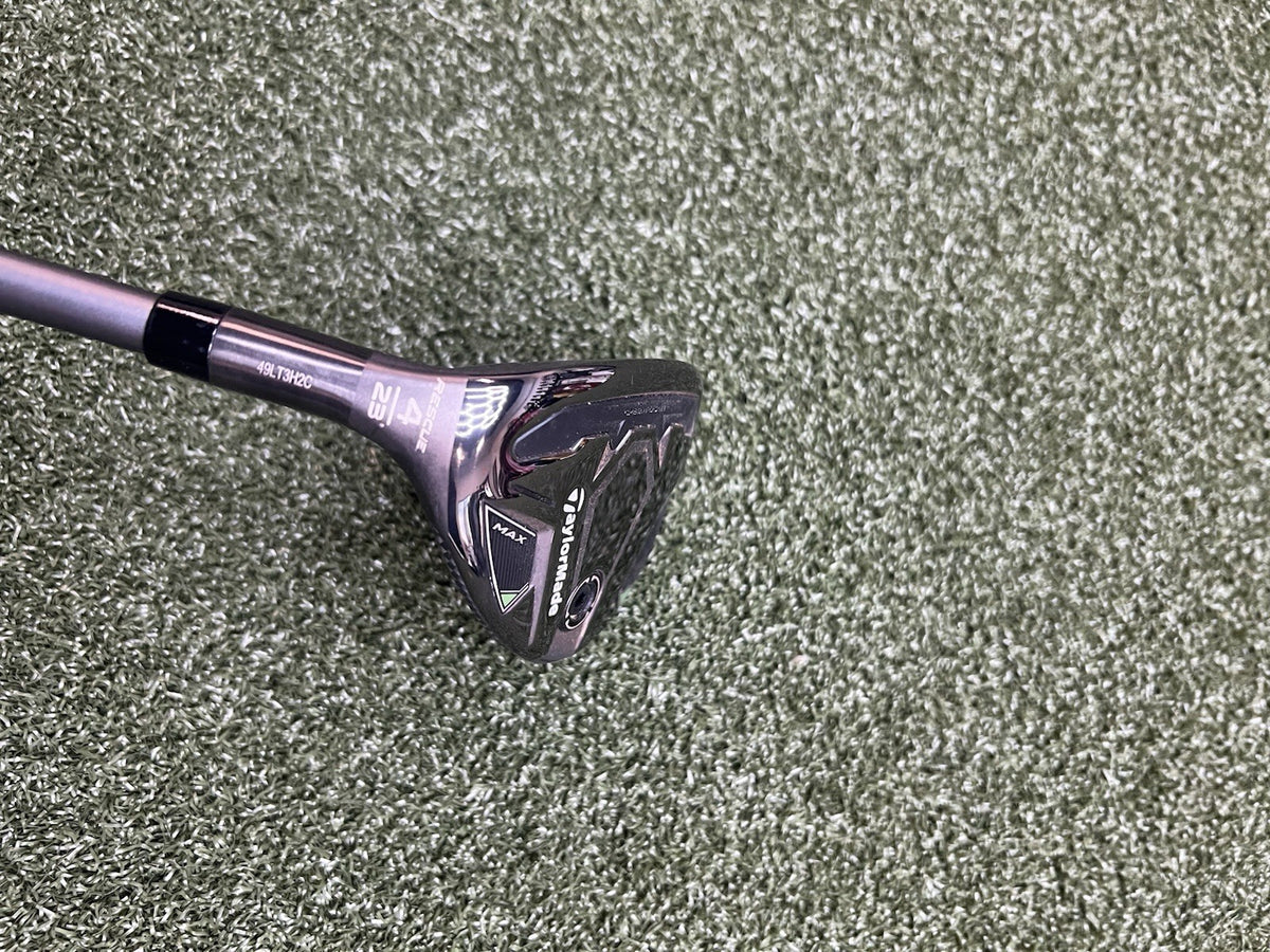 Taylormade Qi35 Max Rescue 4 Hybrid With Fujikura 50 Regular Flex Shaft LH