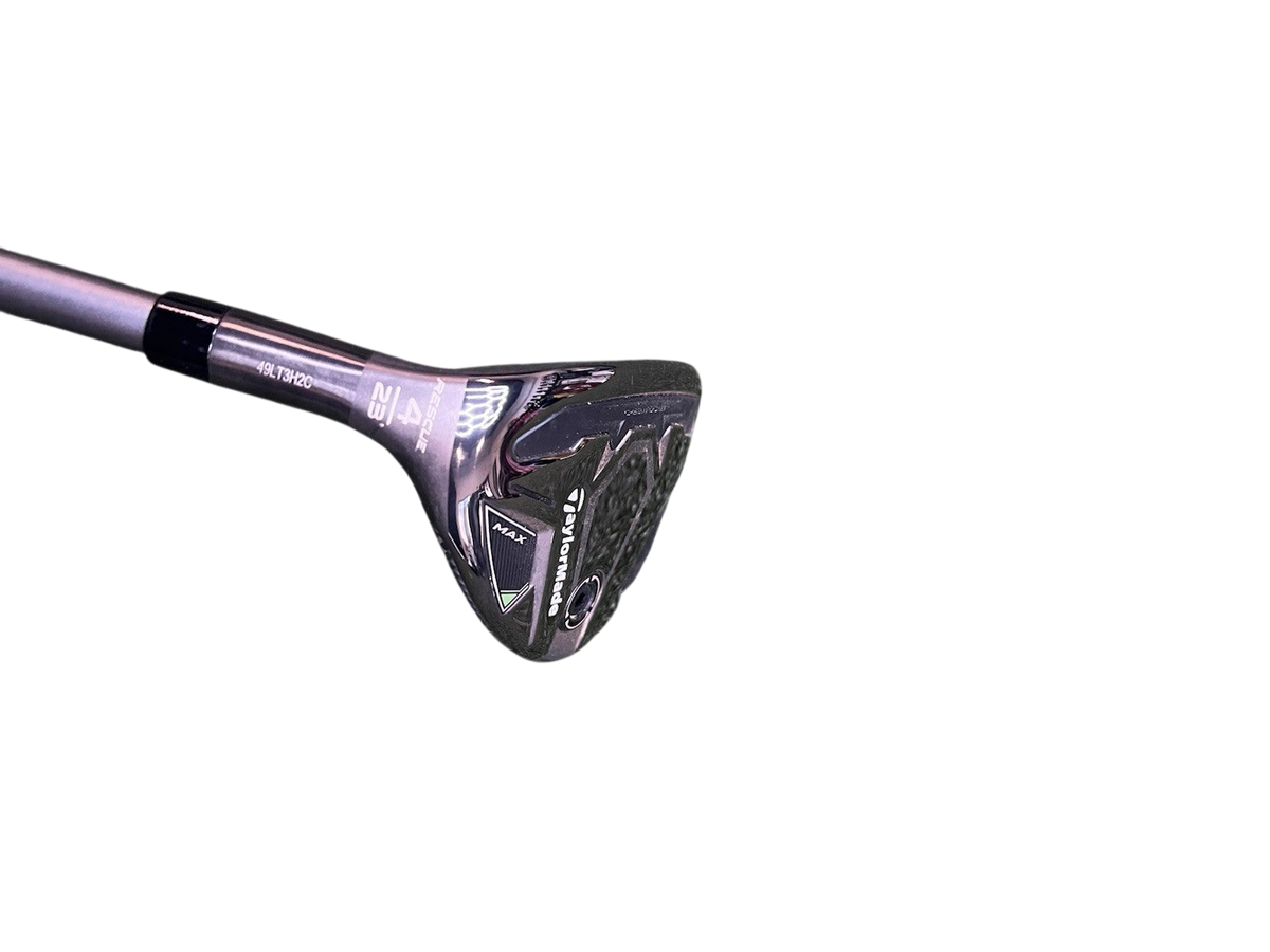 Taylormade Qi35 Max Rescue 4 Hybrid With Fujikura 50 Regular Flex Shaft LH