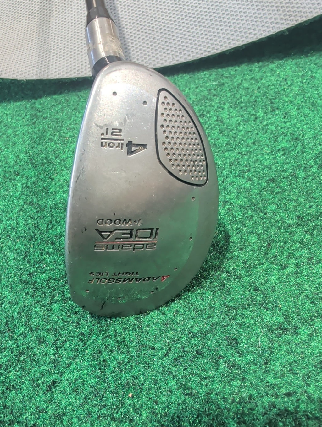 Adams Idea I-Wood 21 Degree 4 Iron Hybrid Regular Flex Graphite Shaft RH 39.5”