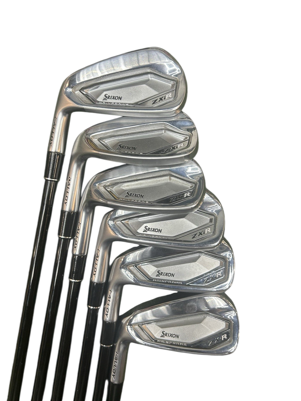 Left Handed Srixon ZXiR 6-PW,AW Iron Set - Mitsubishi Chemical 105 Stiff Shafts