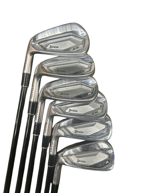 Left Handed Srixon ZXiR 6-PW,AW Iron Set - Mitsubishi Chemical 105 Stiff Shafts