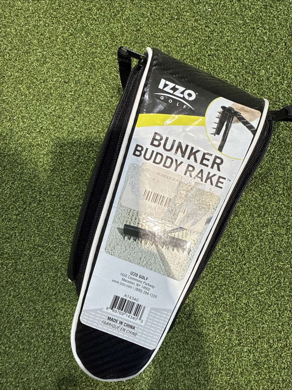 IZZO Bunker Buddy Rake Golf Portable Bunker Rake