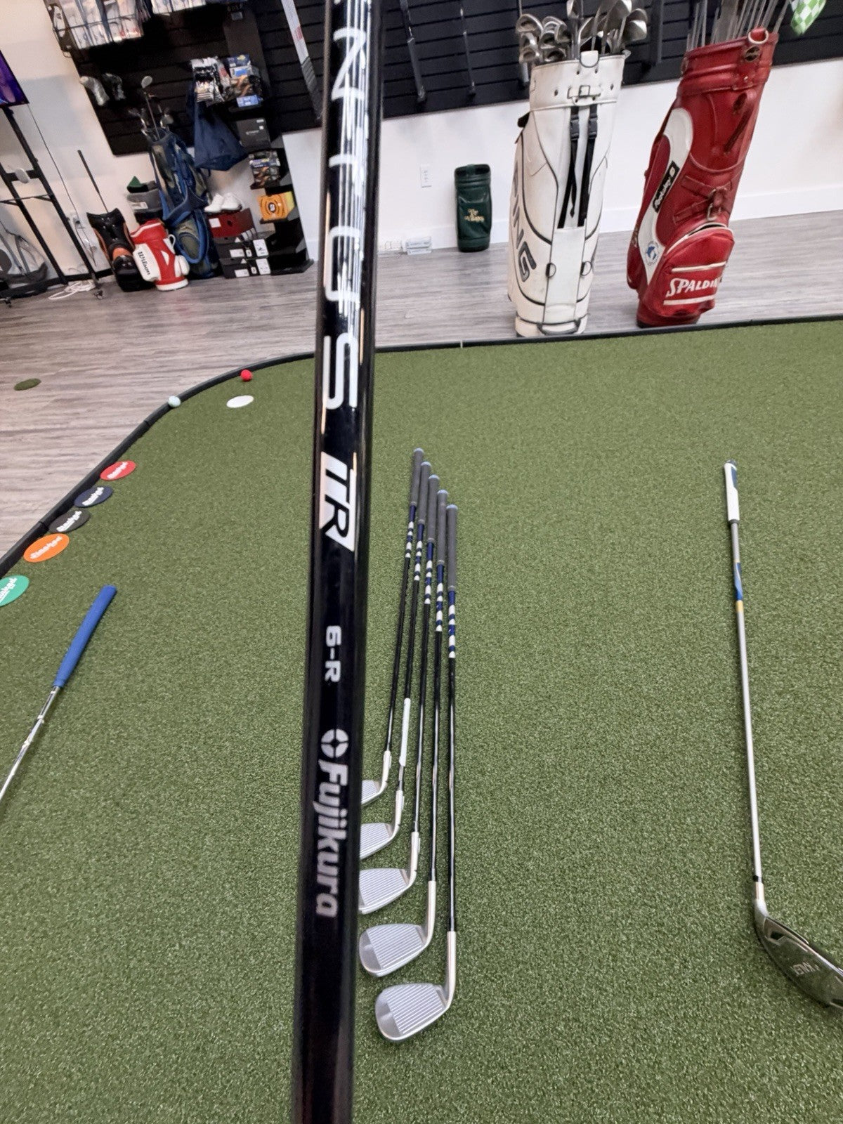 Taylormade Qi HL Iron Set (6-A) With Ventus TR Blue 6-R Regular Flex