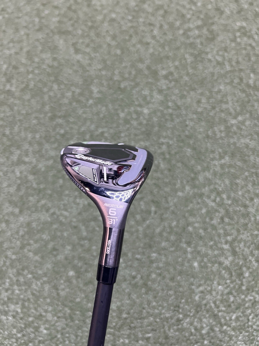 TaylorMade Qi35 Max Lite Rescue 6 Hybrid RH 31° Vanquish 5 R2 Senior Flex Shaft