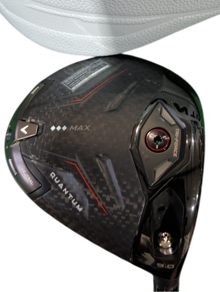Callaway Quantum Triple Diamond Max Driver 9.0°. Oban Devotion 65g Stiff Flex.