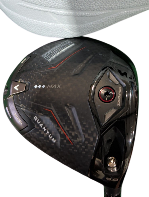 Callaway Quantum Triple Diamond Max Driver 9.0°. Oban Devotion 65g Stiff Flex.