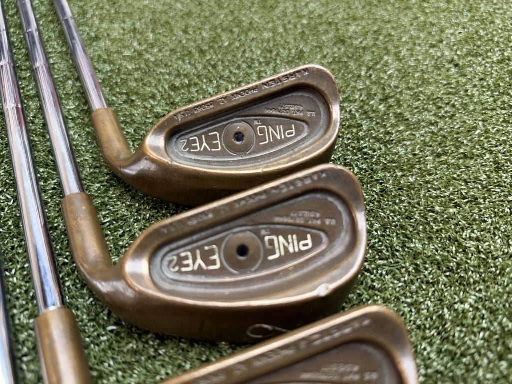 Ping Eye 2 Beryllium Copper Black Dot Iron Set (4-P) With Dynamic Gold X100U