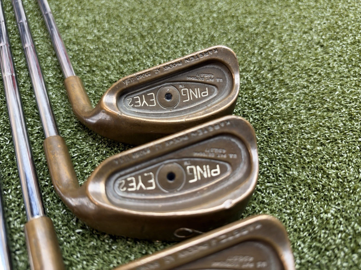 Ping Eye 2 Beryllium Copper Black Dot Iron Set (4-P) With Dynamic Gold X100U